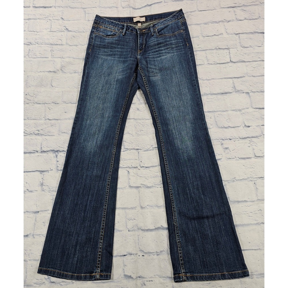 Banana Republic Bootcut Jeans Women 28/6 Blue Dark Wash Stretch Denim Casual